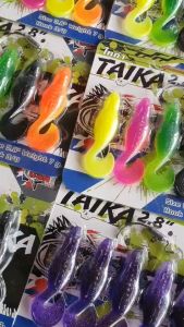 เหยื่อยาง ไทก้า TAIKA 2.8 7g USA 1 แพ็ค บรรจุ 5 ตัว งานปลาช่อน มีคละสี