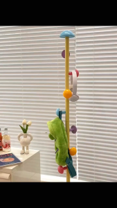 Metal Mushroom Hanging Coat Rack Wide Hooks for Children Clothes Hats Bags Bedroom Drying and Storage
