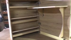 BÀN GẤP GỌN KẾT HỢP KỆ SÁCH