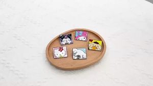 Sanrio | Creativity Animated Brooch Cute Kuromi Hello Kitty Metal Badge Jewelry Clothing Backpack Accessories Gift for Friends