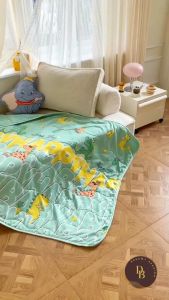 Chăn cho bé đi học cotton đũi mềm thoáng mát Chăn xoa bé 1mx1m4 đũi cotton mềm mại