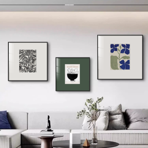 YASISHA | Modern Abstract Wall Art for Living Room and Dining Room Green