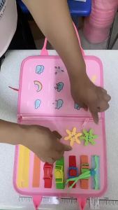 Baby Busy Board Early Educational Toys Toddlers Montessori Learning Board Sensory Activity Learn Basic Skills