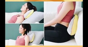 Xiaomi Youpin 3D Shiatsu Heating Massage Pillow Electric Lumbar Massager Body Neck Back Pain Relaxation Relief Massage Tool Car/Office/Home