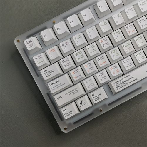 [Keycap only】 lập trình viên chủ đề Keycap VIM key cap 131 Phím Cherry hồ sơ PBT nhuộm thăng hoa cho MX chuyển đổi Bàn Phím Cơ RK61/Anne Pro 2/gk61