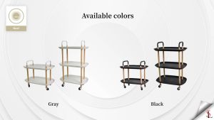 NEST DESIGN LAB 2-Tier Oval Utility Cart: A Versatile Storage Solution