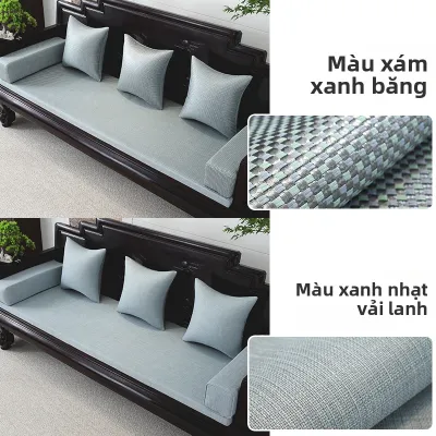 THE THREE SHEEP | Đệm ngồi mùa hè 2 mặt hiện đại dùng cho sofa gỗ/ giường