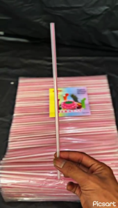 Sedotan Plastik /Sedotan Transparan Salur Merek Teratai Termurah