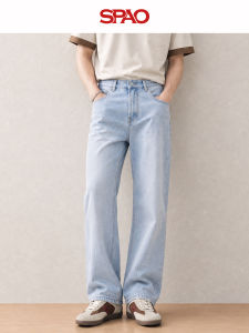 spao | Quần Jeans Nam Form Rộng Màu Sáng