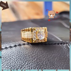 👑 SIÊU PHẨM! MANG ĐẲNG CẤP VÀ SANG TRỌNG CÙNG NHẪN NAM ĐẸP MẠ VÀNG 18K ĐÍNH ĐÁ MẶT VUÔNG. LOKALO 5.5.23