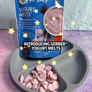 BB King Kong Gerber Yogurt Melts Strawberry 28g Pouch Baby snack 8 months and above / Makanan bayi 8 bulan dan ke atas 酸奶婴儿食品
