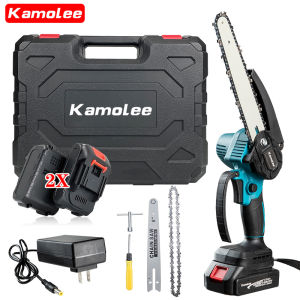 Kamolee Tool 4/6/8 Inch Gergaji Listrik Brushless Pemangkasan Gergaji Mesin Taman Pohon Logging Pemotongan Kayu