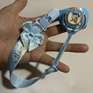 Disney | Cartoon Baby Pacifier Anime Printed Baby Chewing Toy Silicone Soothing Pacifier Newborn Soothing Pacifier Clip Newborn Feeding