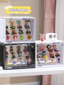 【Gift Town】Clear Acrylic Blind Box Showcase Storage Display Stand Toys Dustproof Display Cabinet Toy Doll Anime Figure Organizer