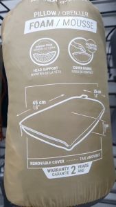 Quechua หมอนเป่าลม, หมอนเดินป่า, หมอนพกพา, หมอนรองคอ, สำหรับเทรากิ้ง, นอนสบาย, พกพาง่าย, ส่งทุกวัน ส่งไว