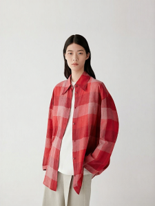 ICICLE | Cotton Linen Plain Cloth Long Sleeve Shirt