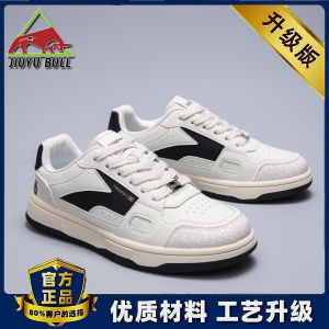 Boys Casual Low-Top Shoes Breathable Leather round Toe Rubber Outsole Vintage American Style Versatile Youth Footwear