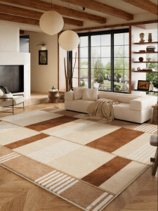 QISHUO | Retro Style Waterproof Rug