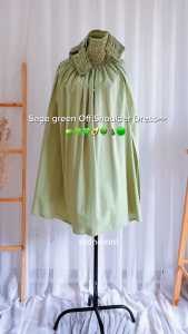 DNEMNLPH Arya Linen Off Shoulder Garter Long Dress w/ Slit - Summer BKK with Pockets Maxi A-Line Tube Casual Formal Vintage Maternity Freesize
