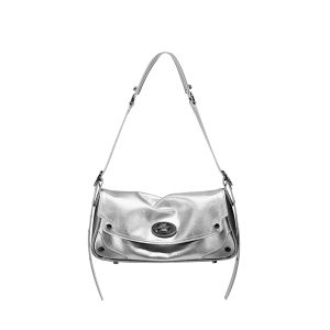 JTB Boundaryless Luxury Leather Crossbody Bag Fashionable Commuter Womens Bag Soft Structure Lock Clasp Casual Style