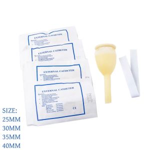 5Pcs Male External Catheter Disposable Urine Collector Latex Urine Bag CE FDA