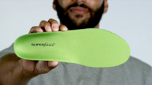 Superfeet Green Insoles - Professional-Grade Orthotic Support for High Arches - Trim-to-Fit Design