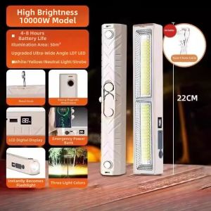 Rechargeable Emergency Outdoor Camping Light Long Lasting Magnetic