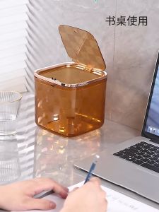 Desktop Waste Can Separable Table Rubbish Bin Large Opening Living Room Table Waste Sundries Paper Basket Storing