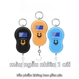 Cân Treo Kỹ Thuật Số 50Kg 10g Độ Chính Xác Cao Màn Hình LCD Có Đèn Nền Cho Nhà Bếp Câu Cá Hành Lý Du Lịch Cân Điện Tử Bỏ Túi Nhỏ Gọn