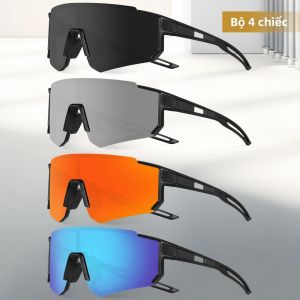 CRIXALIS 4 Kính Mát Thể Thao Hợp Thời Trang Cho Nam Chống Phản Quang UV400 Nửa Gọng Dành Cho Đi Xe Đạp Đạp Xe Leo Núi Hoạt Động Ngoài Trời