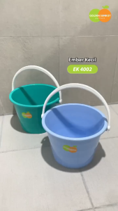 Ember air plastik / keranjang sampah dapur kecil / ember serbaguna plastik kecil EK 4002 (Sunkist)