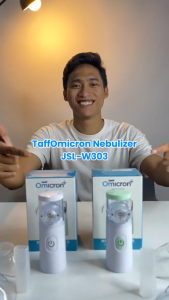 TaffOmicron Nebulizer Portable Uap Sesak Nafas Asma Batuk Alat Pernapasan Oksigen Cas Ulang JSL-W303