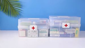 DIYMO Large capacity medicine kit Multi-layer first aid kit Storage portable home multi-function medicine kit