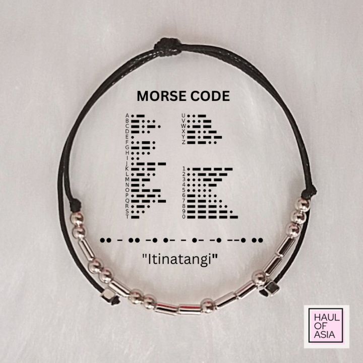 A New Chapter' Morse Code Bracelet By Charlie Boots | notonthehighstreet.com