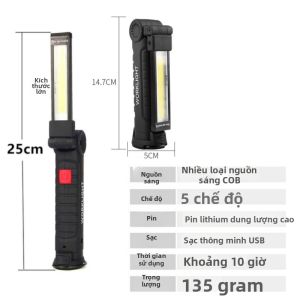 Đèn Pin Sạc Dễ Gập Chống Nước Cao Cấp