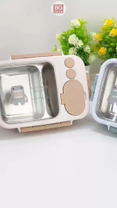 304 Stainless Steel Kawaii Lunch Box Portable Bento Food Container (BGJAYA)