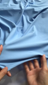 Vải Thun Lụa Màu Xanh Trơn Khổ 1m5 - Chất Mềm Mại Rũ Dịu Co Giãn 4 Chiều - May Váy Đầm Đồ Bộ