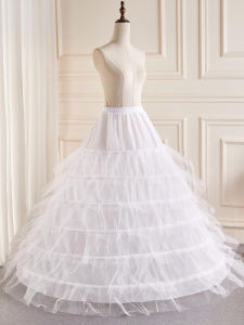 Váy Cưới Cạp Cao Có Thể Điều Chỉnh Dài Có Thiết Kế Xương Cá Lớn Váy Dài Bên Trong Váy Cưới Phong Cách Lolita