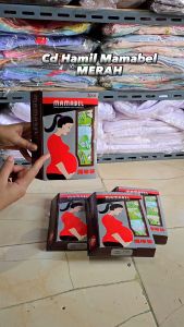 Celana Dalam Ibu Hamil Mamabel Merah H 500 | Cd Wanita Bumil Bahan Katun Ukuran Jumbo