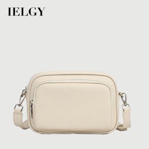 IELGY กระเป๋าสะพายไหล่ทรงสี่เหลี่ยมจัตุรัสขนาดเล็กผู้หญิงข้ามร่างกายความจุขนาดใหญ่