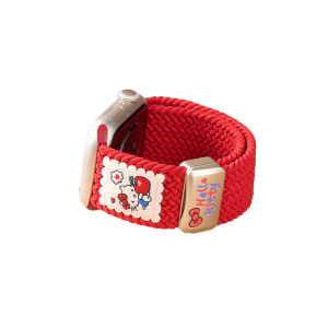 CRAFTSMAN DAI | Cute Braided Sports Apple Watch Strap Red