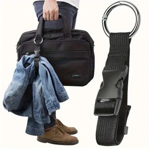 Buckle Backpack Strap Portable Strap with Release Buckle Additional Bag Luggage Strap Belt Jacket Holder
