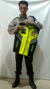 Gratis Nama Dada Rompi Security Hitam Model Terbaru Tebal