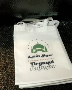 Totebag Blacu Souvenir Free Sablon Desain Custom Full collor