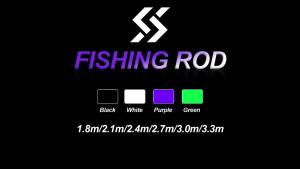 Sougayilang 4 Colors Telescopic Fishing Rod 1.8m-3.3m Glass Fiber EVA Handle Carp Spinning Rod Fishing Pole Fishing Weight 5kg