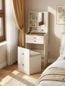 YANGYING | Multipurpose Compact Desk with Extendable Design and Mirror