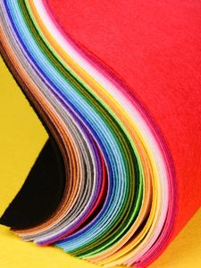 Multicolor Non-woven Fabric DIY Craft Material