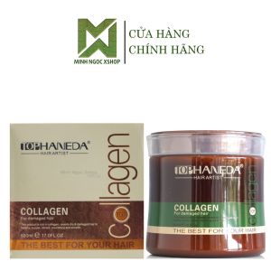 Kem ủ tóc dầu hấp phục hồi Top Haneda Collagen 500ML