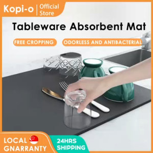 SG Wash Basin Drain Absorbent Pad Faucet Durable Thickened Mats Coffee Mat Drying Mat for Kitchen Counter