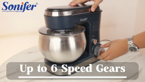 Sonifer Stand Mixer Multi-function Mixer 1200W 5L Food Mixer 304 stainless steel bowl Vertical mixer